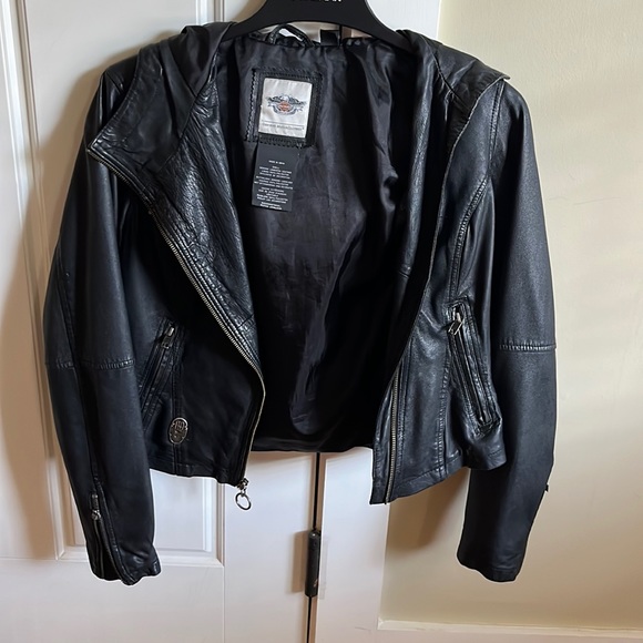 Harley Davidson Leather jacket Dixie women’s casual leather jacket 97027–15VW - Picture 3 of 12